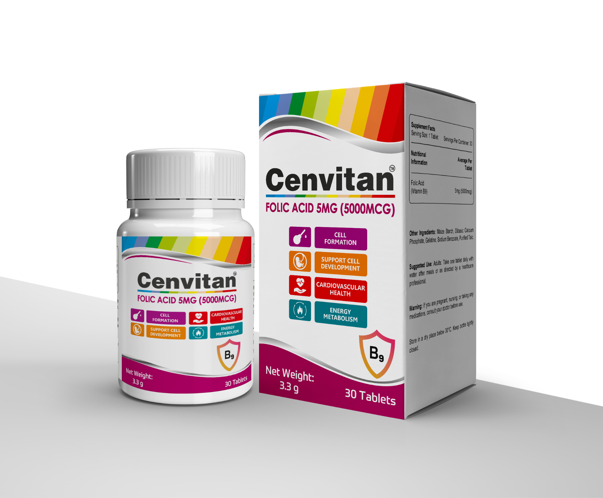 Cenvitan Folic Acid 5mg